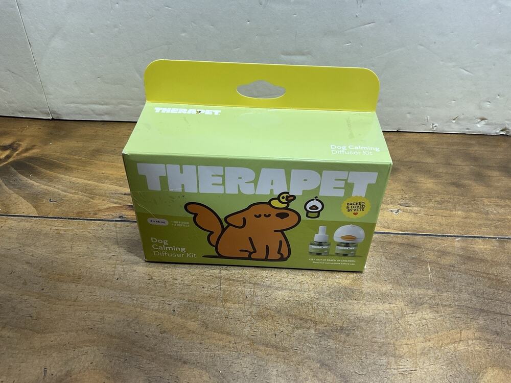 Therapet Dog Calming Diffuser - Pheromone Anxiety Aid 60-Day- 1 Diffuser 2 Ref’s